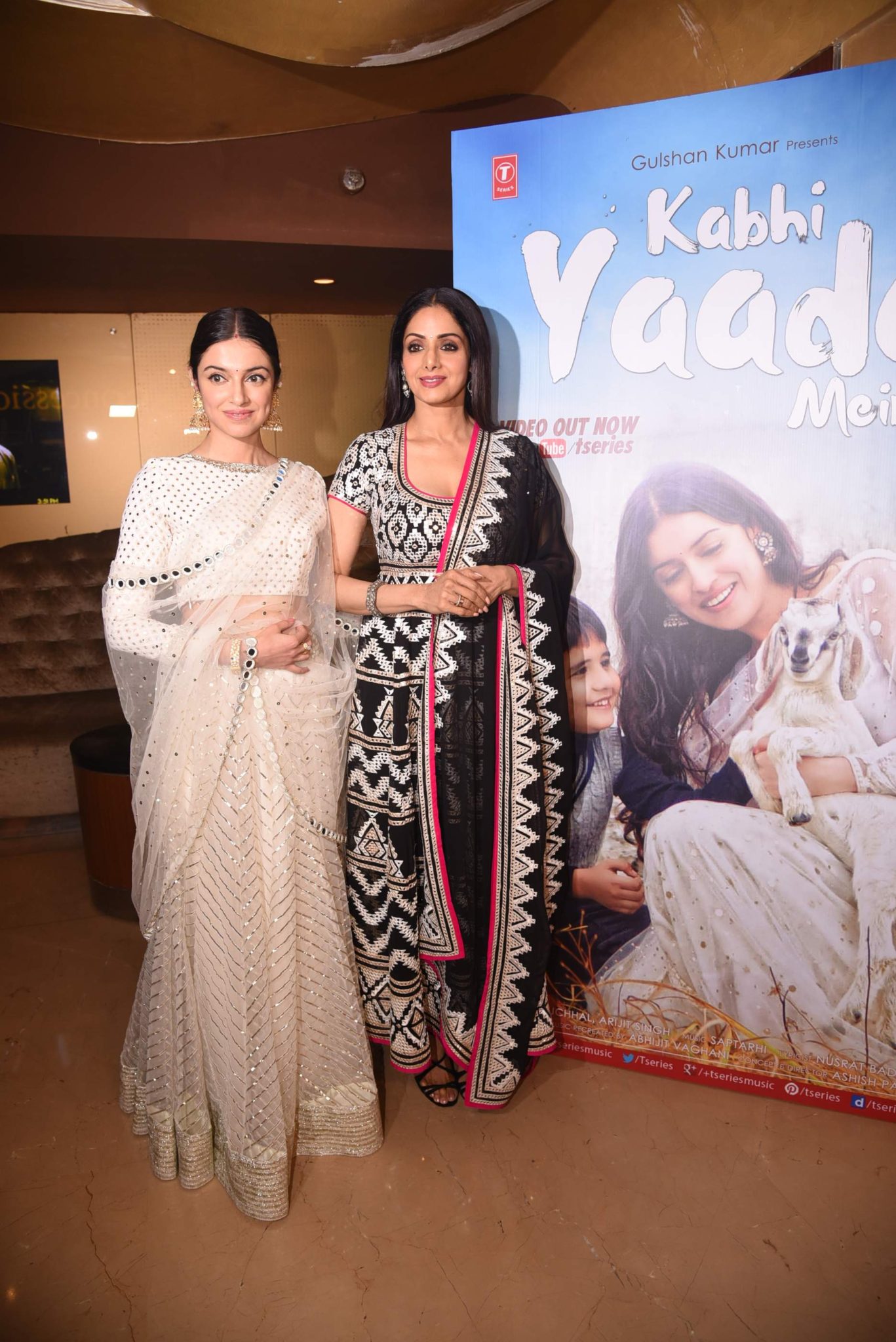 sridevi Photo Stills Of Beautiful Sridevi From 'Kabhi Yaadon Mein' Event Sridevi TSeries 45